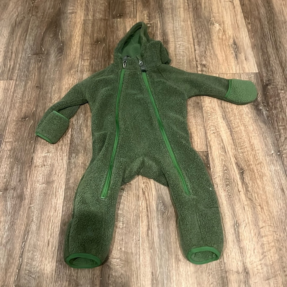 REI fleece bunting outfit size 12 month.